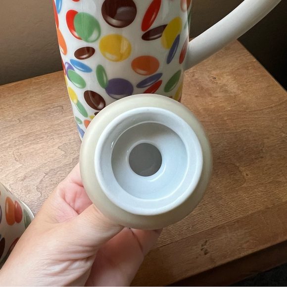 RARE Vintage Arzberg Smarties Ceramic Pitcher Carafe and Drinking Glasses Set - Picture 9 of 10